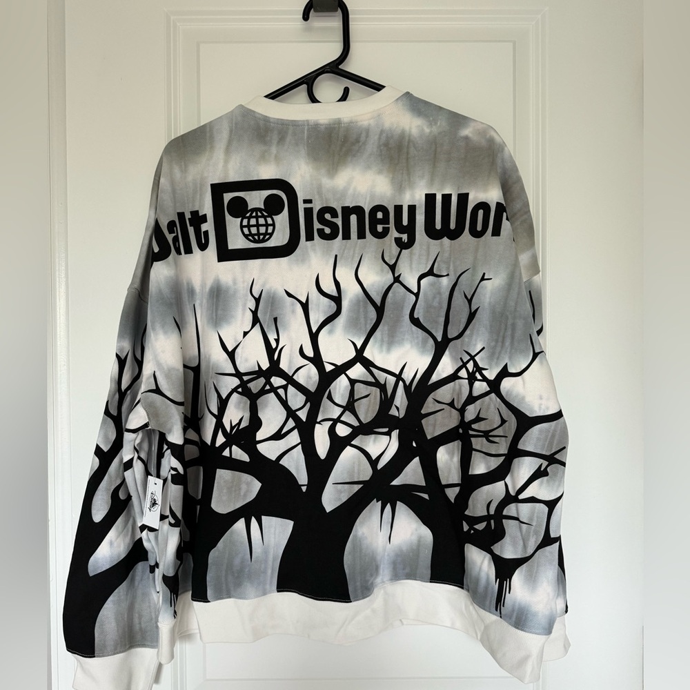 SOLD - Disney Parks Halloween Vampire Mickey Spooky Pullover Sweater (Size:L) - Picture 2 of 15